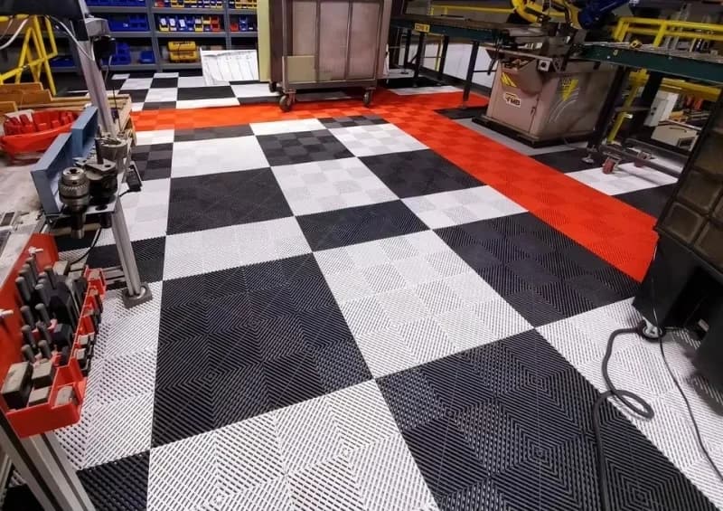 Dalle De Sol BLANC Garage